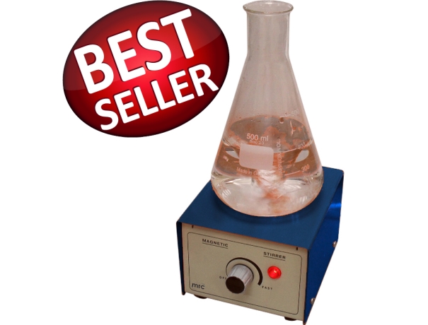 Ciblanc Portable Laboratory Magnetic Stirrer Mixer with Cross Type Stir Bar  Max. Stirring Capacity 50ml Batteries Operated Experiment Equipments 